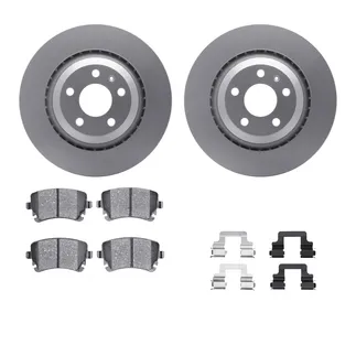 R1 Concepts WDWH1-73026 Brake Rotor- Carbon Coated W/ Ceramic Pads & Hdw